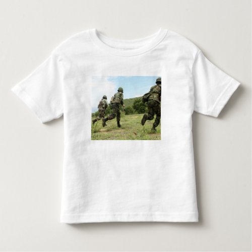 Royal Thai Marines rush forward to secure the s Toddler T_shirt