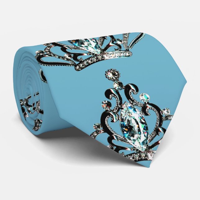 “Royal Tiara" Neck Tie (Rolled)