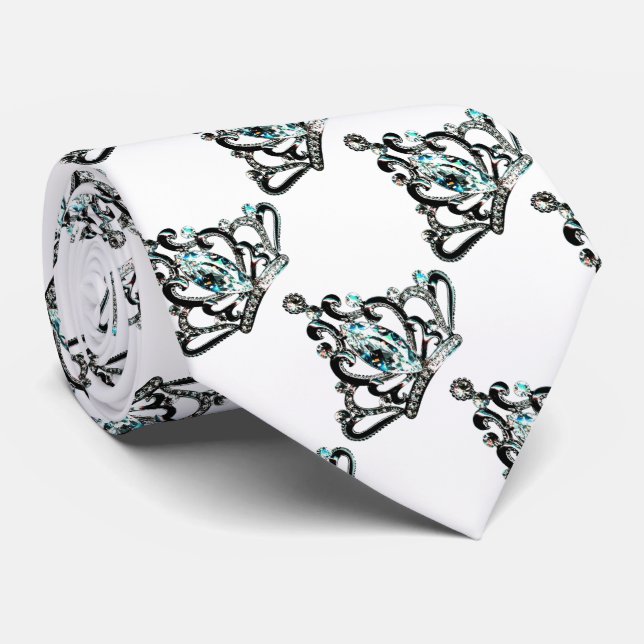 “Royal Tiara" Neck Tie (Rolled)