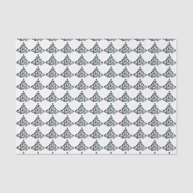 "Royal Tiaras" Tissue Paper (Front)