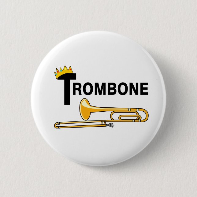 Royal Trombone Button (Front)