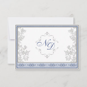 Royal Turkish Wedding RSVP Card