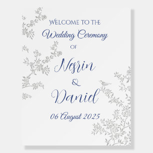 Royal Turkish Wedding Welcome Foam Board
