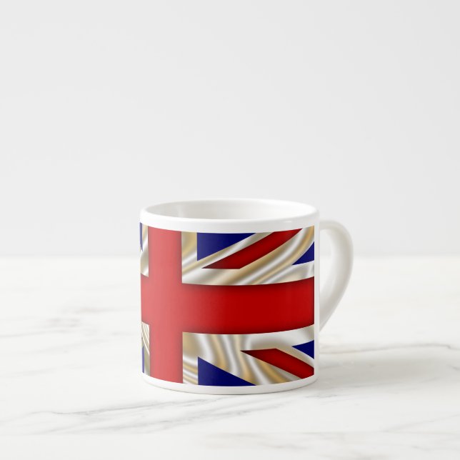 Royal Union Flag - Great Britain Espresso Cup (Front Right)