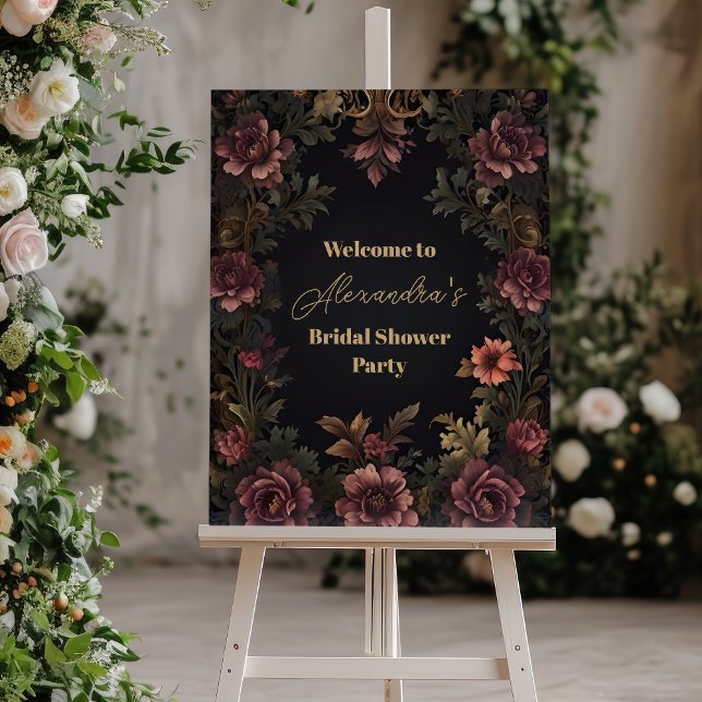 Royal Victorian Floral Gothic Bridal Foam Board (Creator Uploaded)