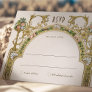 Royal Victorian Wedding RSVP Vintage Florals Invitation