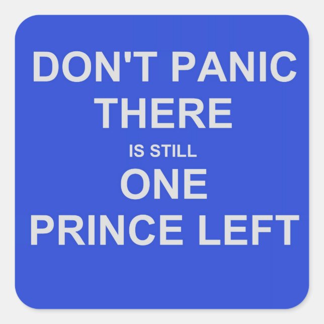 Royal wedding - 29th april 2011 - Harry Square Sticker (Front)