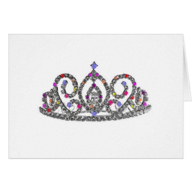 Royal Wedding/Bride's Tiara Cards (Front Horizontal)