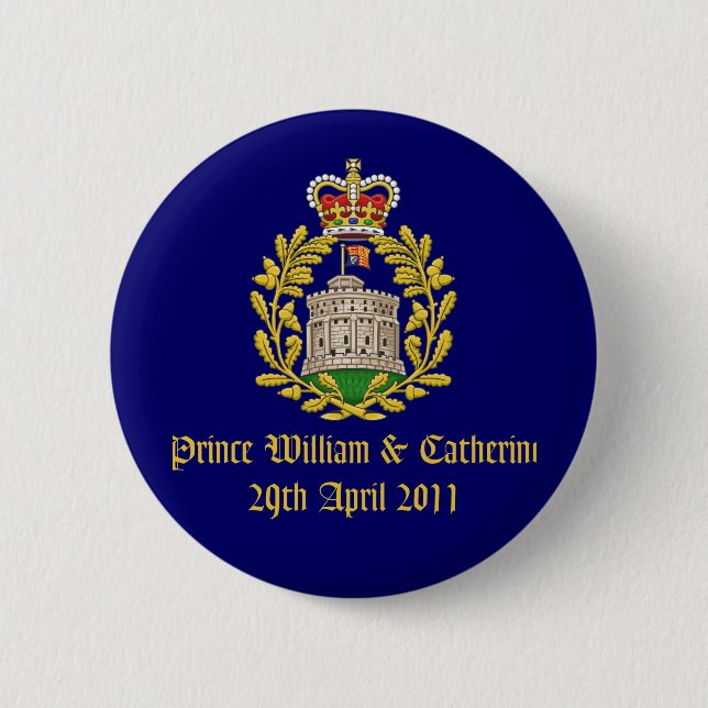 Royal Wedding Button (Front)