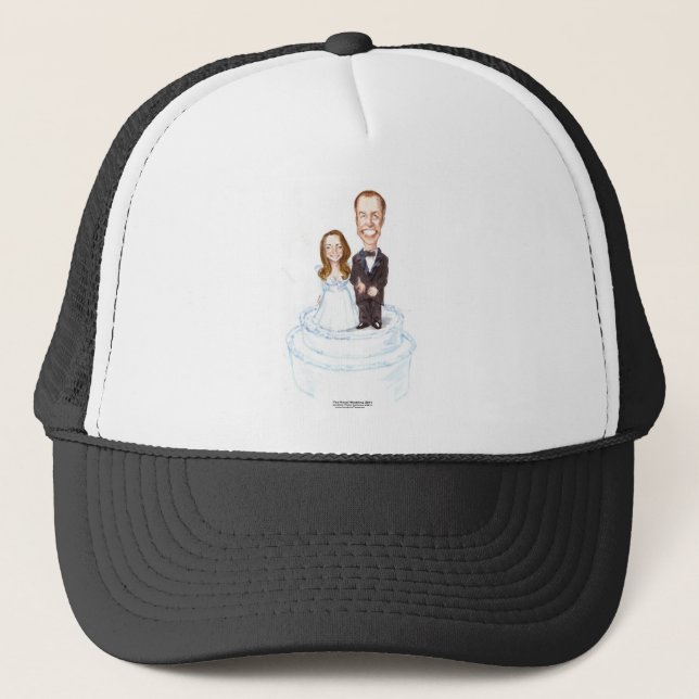 Royal Wedding Catherine &William Gifts Tees Etc. Trucker Hat (Front)