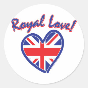 Royal Wedding Classic Round Sticker