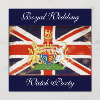 Royal Wedding Coat of Arms Watch Party Invitation