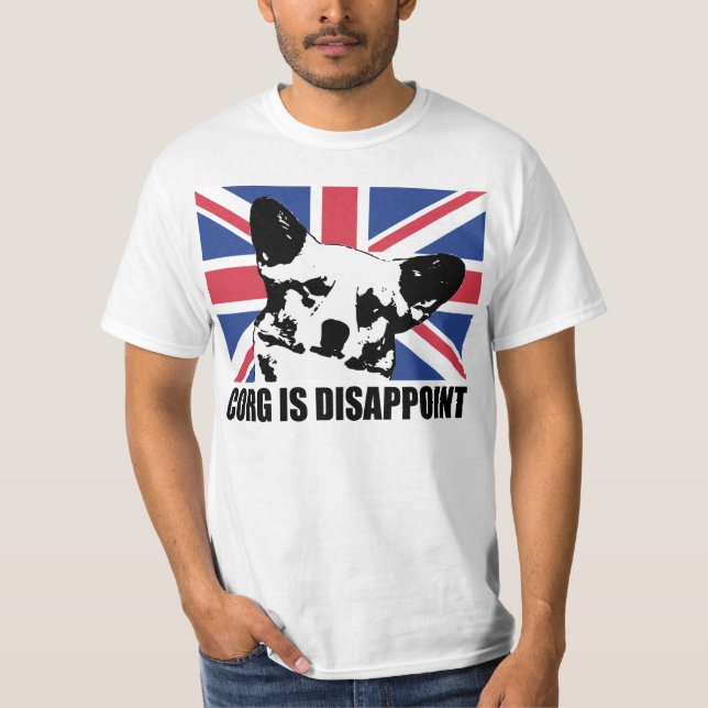 Royal Wedding: Corg is Disappoint T-Shirt (Front)