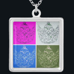 Royal Wedding/crown Silver Plated Necklace<br><div class="desc">pop art Crown</div>