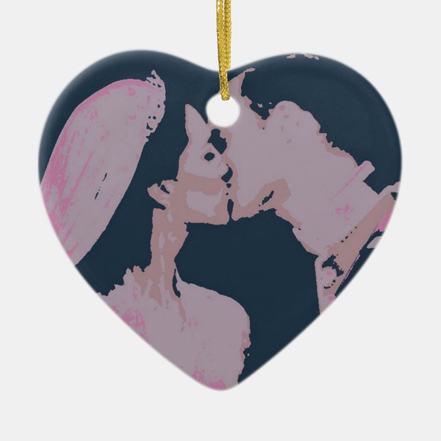 Royal Wedding Gifts/Kate & William Ceramic Ornament (Front)