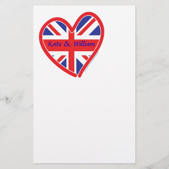 Royal Wedding Gifts/Kate & William Stationery (Front)