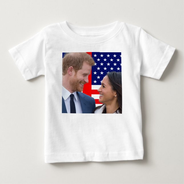 Royal Wedding Harry and Meghan Baby T-Shirt (Front)