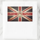 Royal Wedding Harry & Meghan Flagge – 80x133 Cm, Polyester, Mit Ösen, Mehrfarbig Union Jack