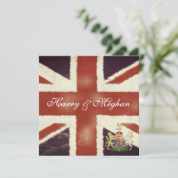 Royal Wedding Harry & Meghan Flagge – 80x133 Cm, Polyester, Mit Ösen, Mehrfarbig Union Jack