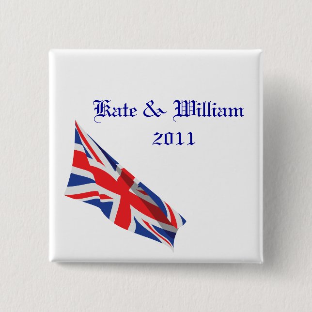 Royal Wedding /Kate and William Button (Front)