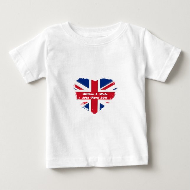 Royal Wedding - Kate & William Baby T-Shirt (Front)