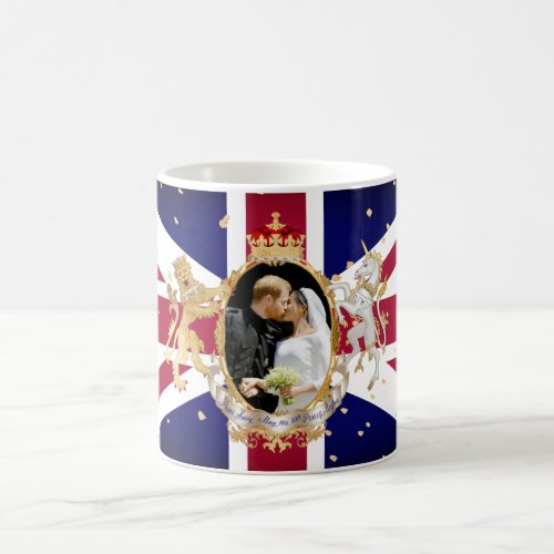 ROYAL WEDDING KISS HARRYMEGHAN COFFEE MUG