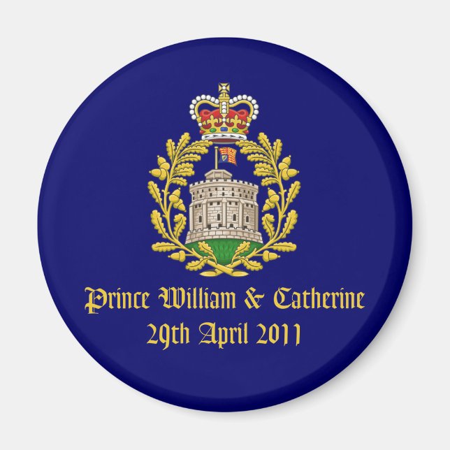 Royal Wedding Magnet (Front)