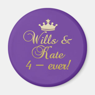 Royal Wedding Magnets for Party Favors