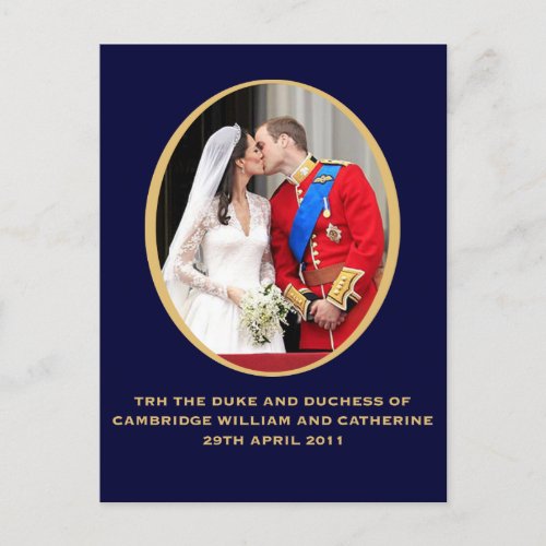 Royal Wedding Postcard