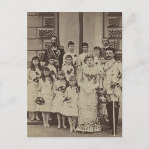 Royal Wedding Princess Beatrice _ family Postcard