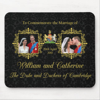 Royal Wedding The Duke and Duchess of Cambridge Mouse Pad