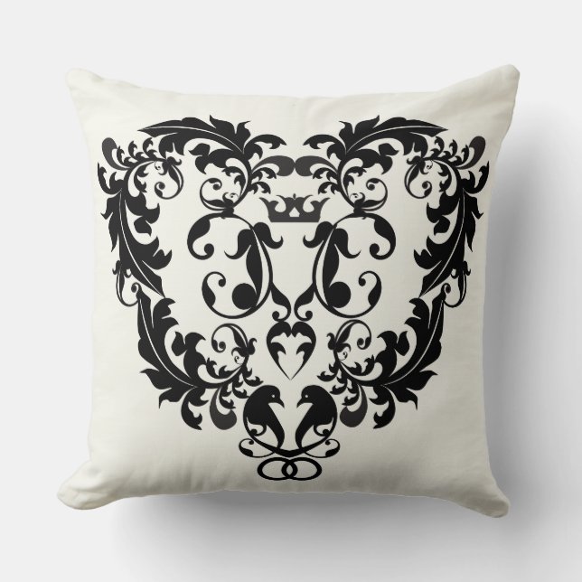 Royal Wedding Throw Pillow (Front)