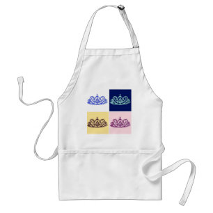 Royal Wedding/Tiaras Adult Apron
