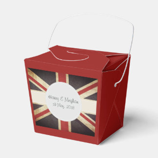 Royal Wedding Union Jack Favor Box