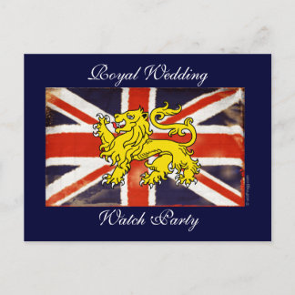 Royal Wedding Watch Party Postcard