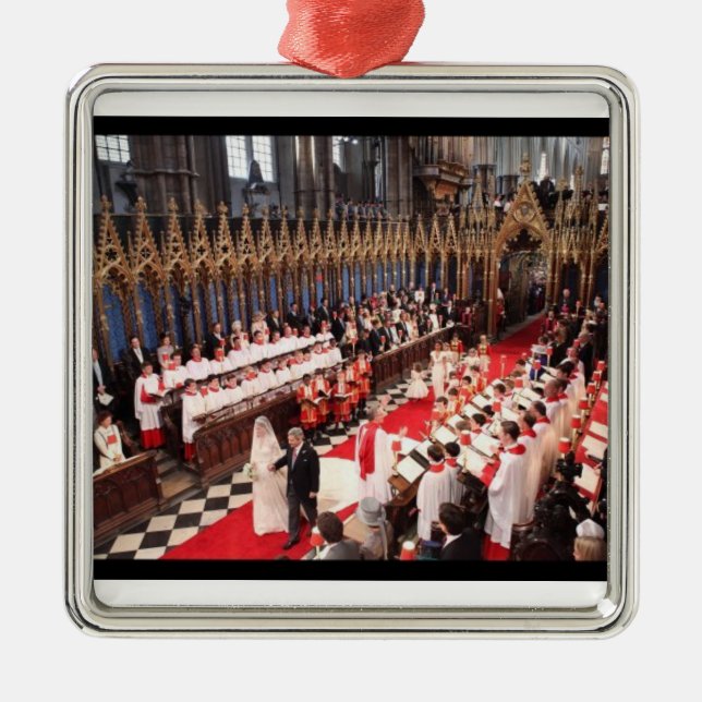 Royal Wedding Westminster Abbey Ornament (Front)