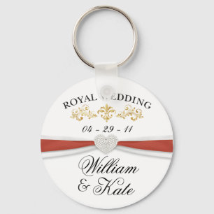 Royal Wedding - William & Kate Elegant Keepsakes Keychain