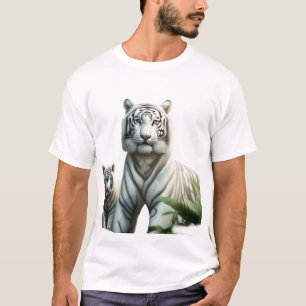 Royal white Tiger. T-Shirt