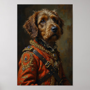Royal Wirehaired Pointing Griffon Portrait Poster