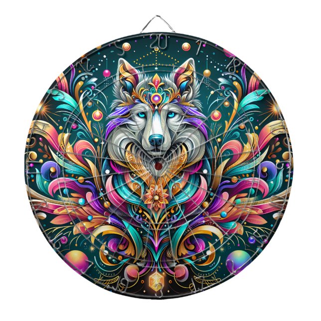 Royal Wolf  Dart Board (Front)