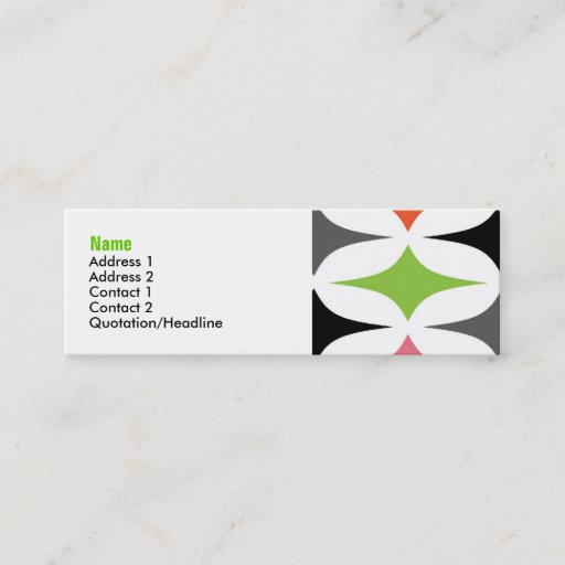 Customizable Royale Profile Card Business Card Templates