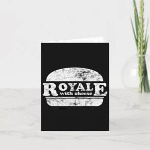 Royale With Cheese Burger Lover 1 Card