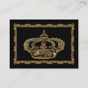 Royalee Catherine Crown Elegant Professional Business Card