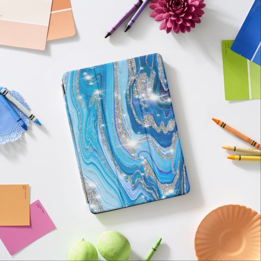 Royally Blue Agate iPad Cases & Covers