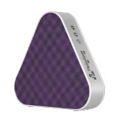 Royally Purple in Plaid Bluetooth Speaker (Left)