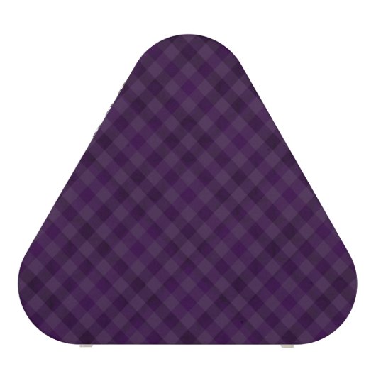 Royally Purple in Plaid Bluetooth Speaker (Back)