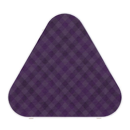 Royally Purple in Plaid Bluetooth Speaker (Front)