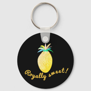 Royally Sweet Colorful Summer Fruit Keychain