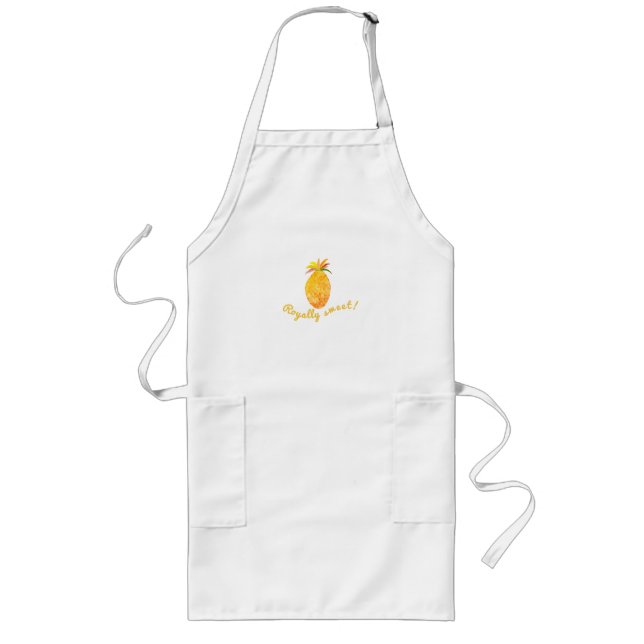 Royally Sweet Colorful Summer Fruit  Long Apron (Front)