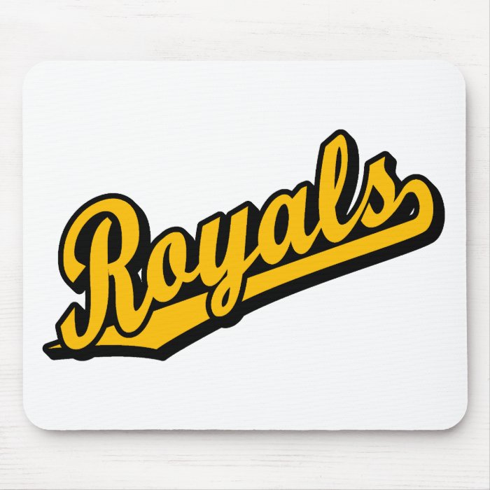 Royals in Orange Mouse Mats